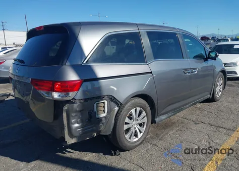 2014 Honda Odyssey Ex z USA, uszkodzony, nr VIN 5FNRL5H49EB125140